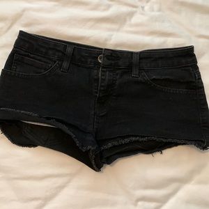 Vans mini black shorts